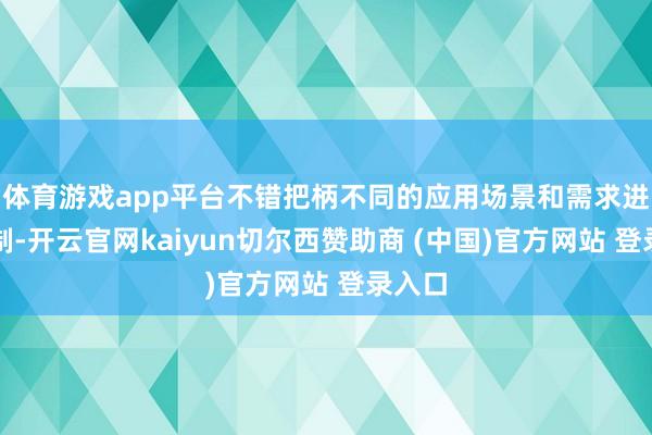 体育游戏app平台不错把柄不同的应用场景和需求进行定制-开云
