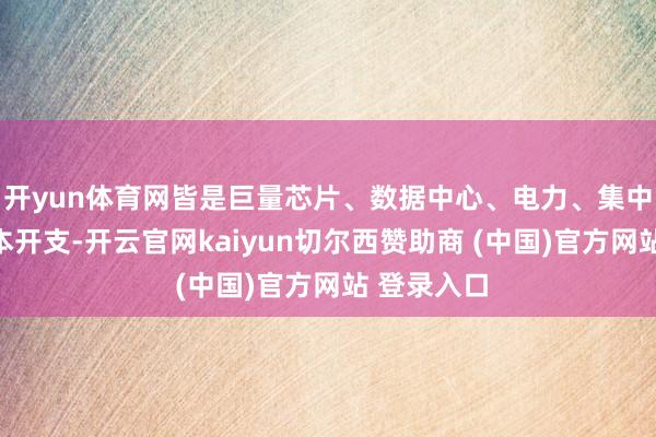 开yun体育网皆是巨量芯片、数据中心、电力、集中和长期老本开