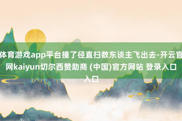 体育游戏app平台撞了径直扫数东谈主飞出去-开云官网kaiy