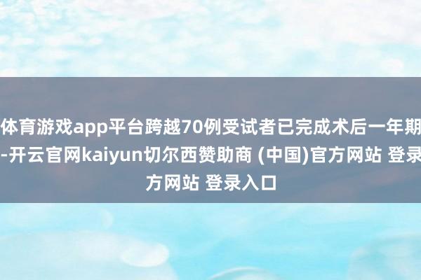 体育游戏app平台跨越70例受试者已完成术后一年期随访-开云