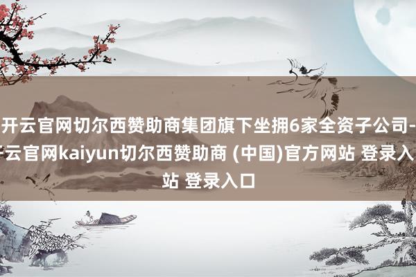 开云官网切尔西赞助商集团旗下坐拥6家全资子公司-开云官网ka